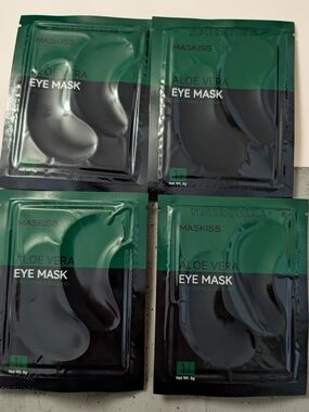 Maskiss Aloe Vera Eye Masks - Smoothing & Cooling - 4 Pair Lot (NWT)